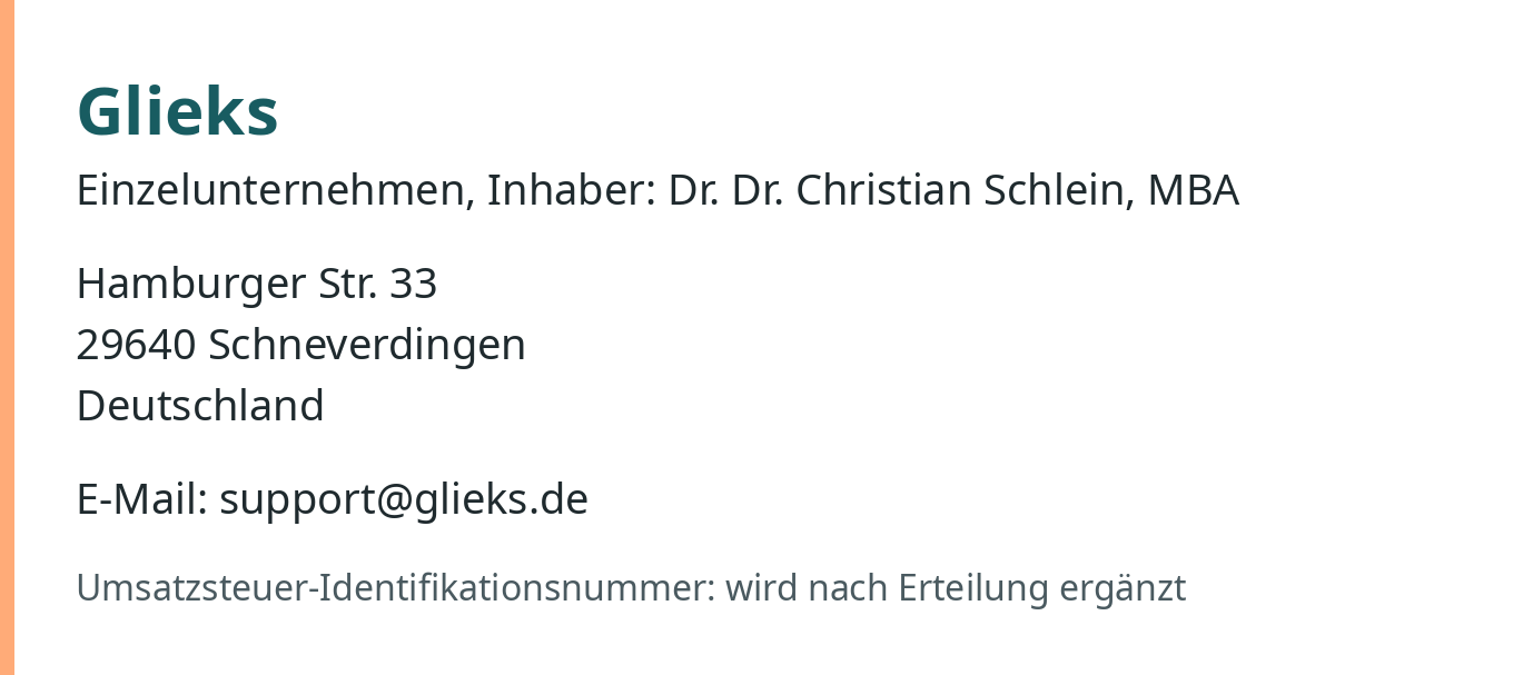 Verantwortlicher: Name, Anschrift und Kontakt